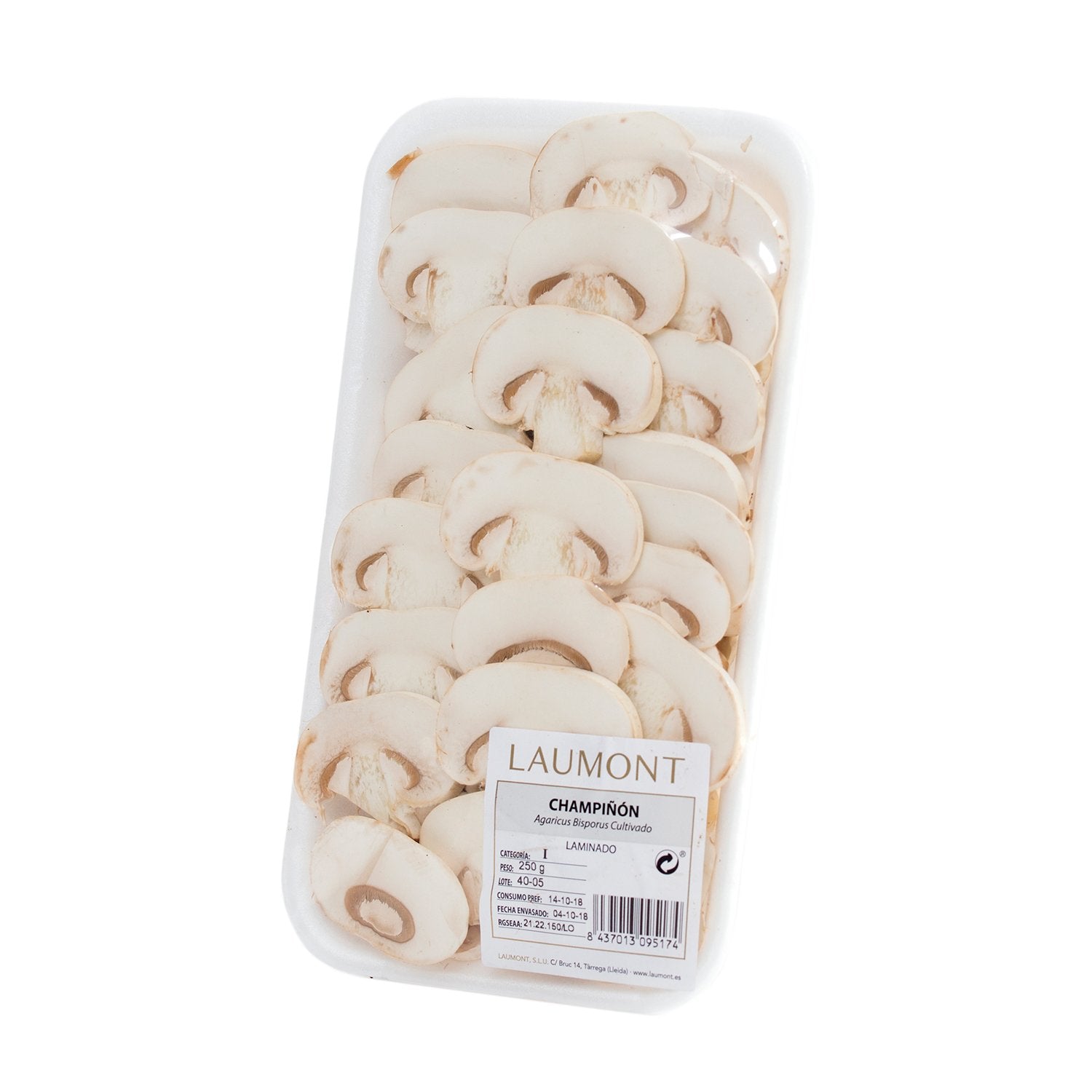 Champignon de Paris laminé 300g