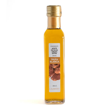 Condimento de Aceite de Oliva Virgen Extra con aroma de trufa de alba Botella 250 ml Laumont